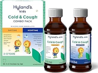 Hyland's Kids Cold and Cough, Day and Night Combo Pack, Cold Medicine for Age...