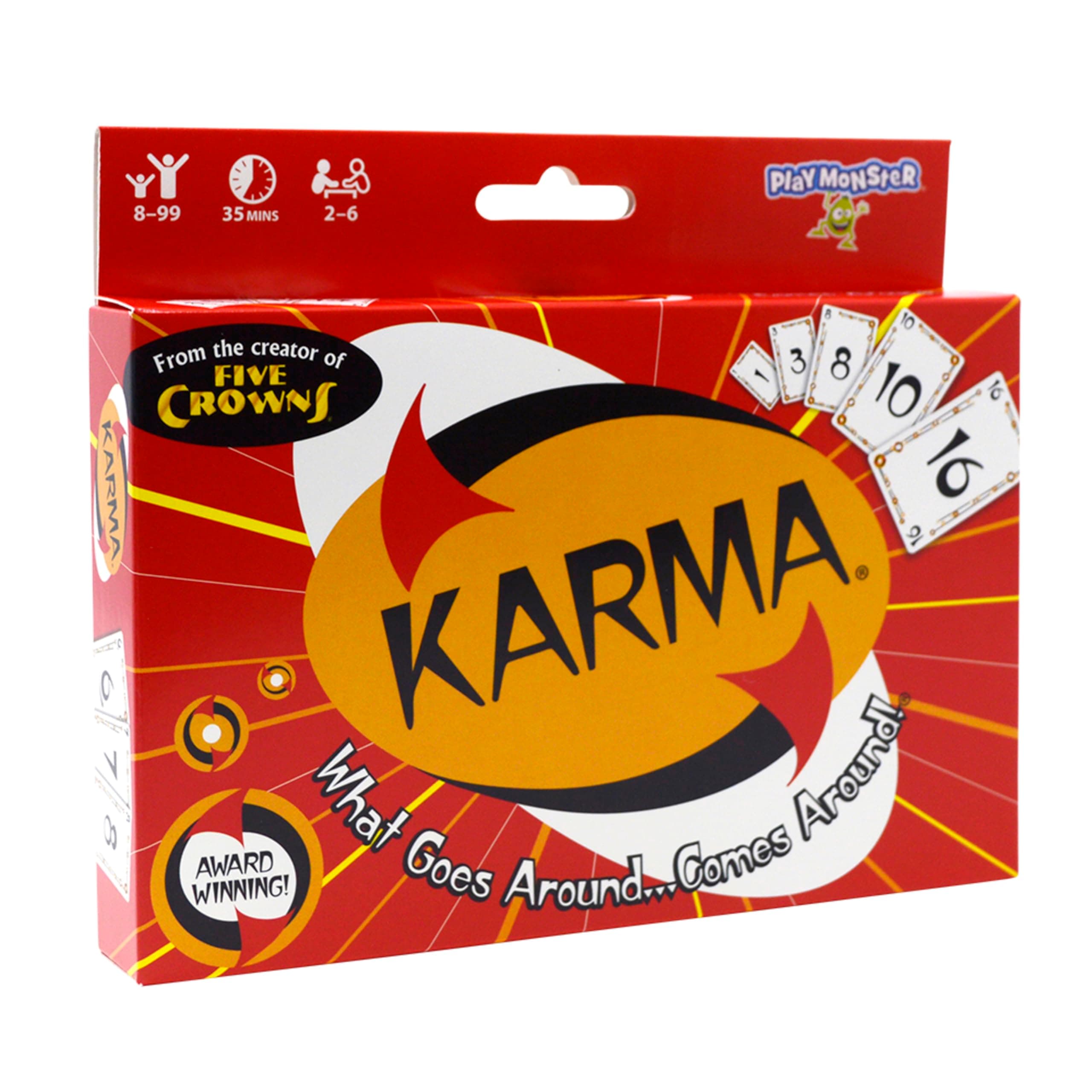 KARMA Card Games for Kids – Kids, Family Games Night, Multi-Player, Screen Free, Travel Games, Playing Cards, What Goes Around, Comes Around, Ages 8+