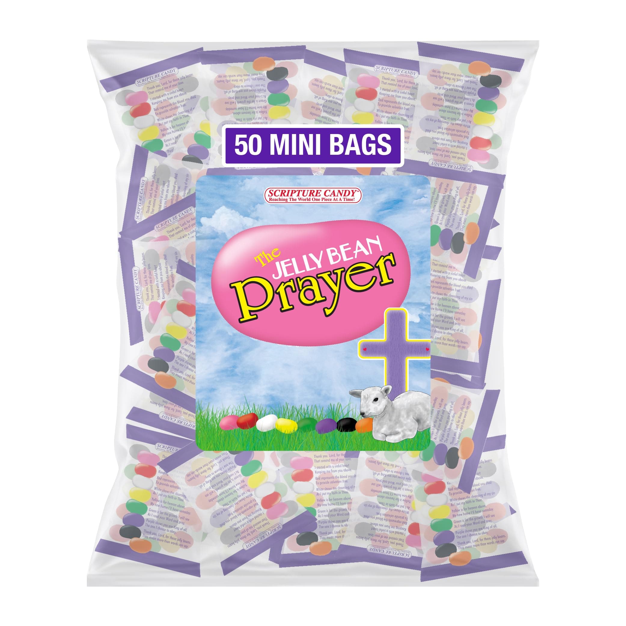 Scripture Candy, The Jelly Bean Prayer Spring Themed Bag, 50 Count