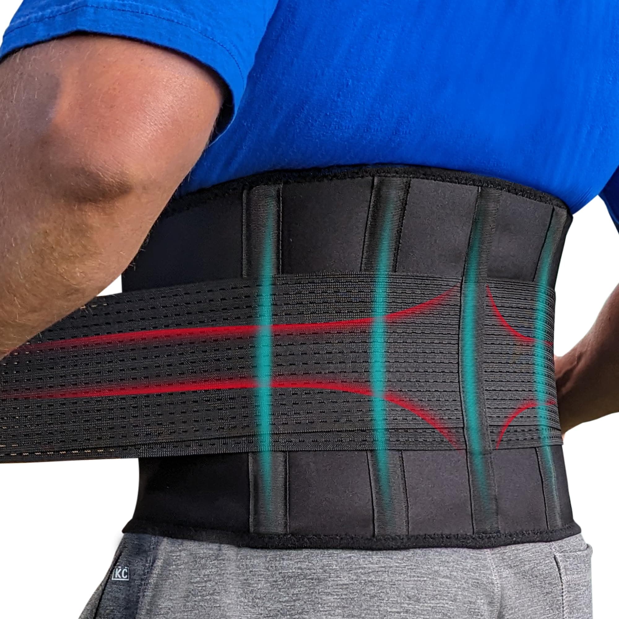 Plus Size Lower Back Brace 5XL - The Most Effective Back Pain Relief for Men & Women, Adjustable Lumbar Support Belt for Injury Prevention, Sciatica, Scoliosis, Herniated Disc
