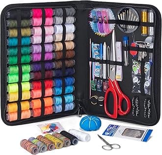 Large Sewing Kit for Adults: YUANHANG Newly Upgraded 251 Pcs Premium Sewing Supplies Set - Complete Sew Kit of Needle and Thread for Beginners - Travel Emergency - Basic Home Hand Sewing Repair Kits