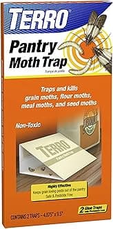 Pantry Moth Traps - Attracts and Traps Grain, Flour, Meal, and Seed Moths - Great for Kitchens and Pantries - 2 Pack - T2900