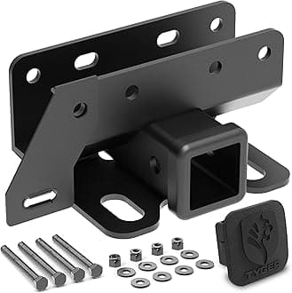 Tyger Auto TG-HC2F333B Hitch & Cover Kit Compatible with 2021-2026 Ford Bronco (2 Door & 4 Door) | Not for Bronco Sport | Factory Style 2 inch Rear Receiver Hitch Tow Towing Trailer Hitch