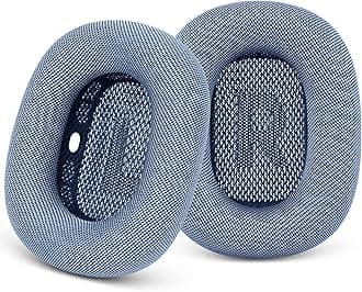 GEVO Ear Cushions Replacement Earpads for Apple AirPods Max Headphones, Mesh Fabric Ear Pads Cover with Memory Foam and Magnet(Sky Blue)