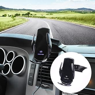 HAPPYHORSE Car Phone Mount Compatible with Toyot@ Tundra/Sequoia 2007-2013 Central Control Navigation Cell Phone Holder Dash Clip Dash Panel Mobile Phone Bracket Stand Accessories (Style C)