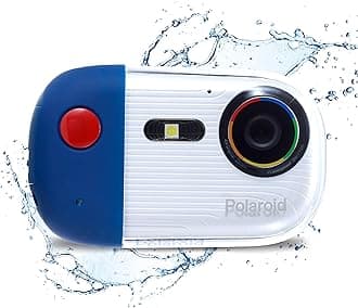 Sakar Polaroid Underwater Camera 18mp 4K UHD, Waterproof for Snorkeling and Diving with LCD Display, USB Rechargeable Digital Camera for Videos and Photos
