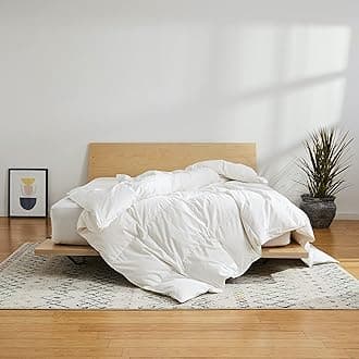 Brooklinen All Season Luxury Down Comforter, 100% Natural Canadian Duck Down Duvet Insert - 700 Fill Power, 100% Cotton Shell, Baffle Box Construction, Full/Queen Size Comforter