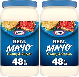 Mayo Real Mayonnaise (48 oz Jar) (Pack of 2)