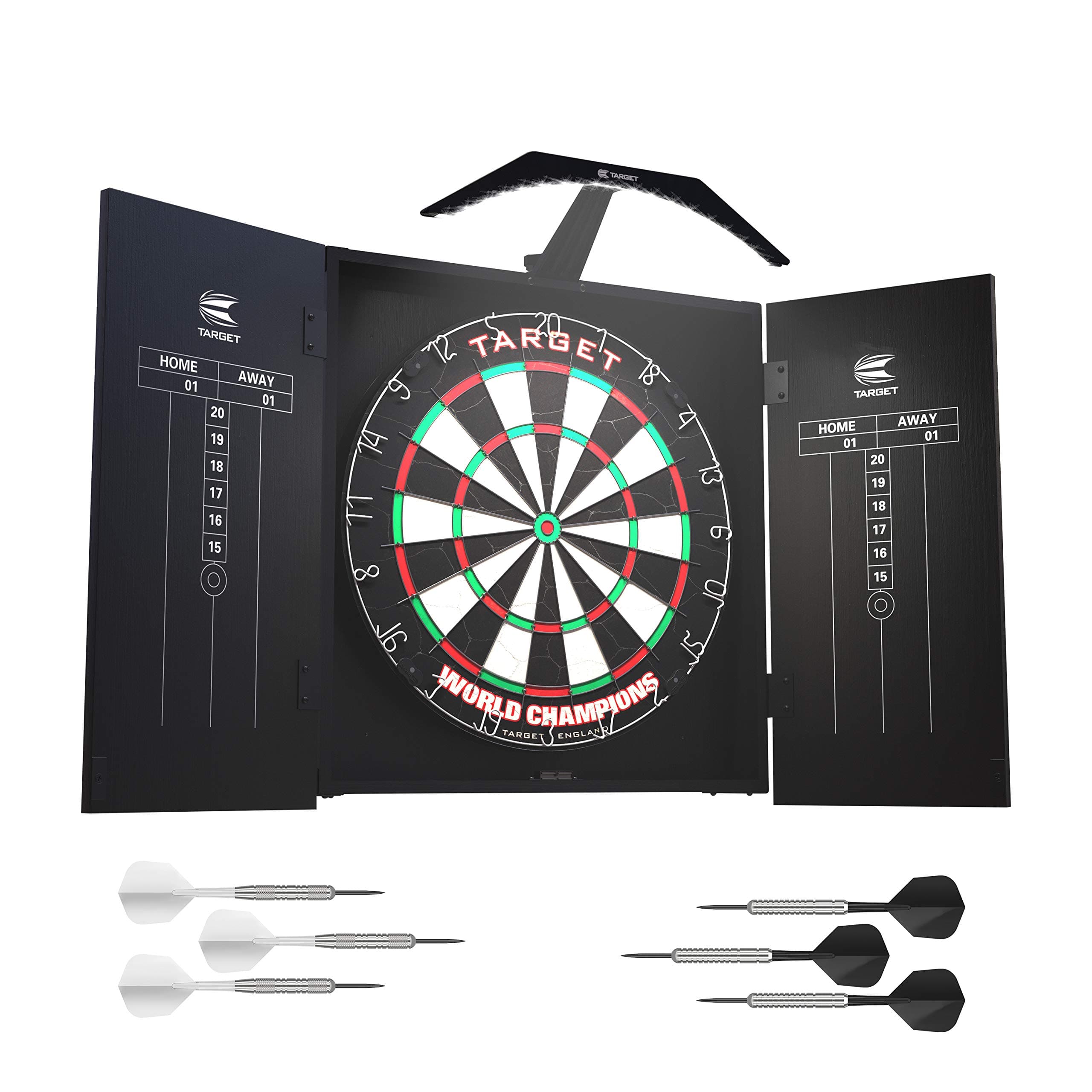 Arc Dartboard Lighting System Home Cabinet Set