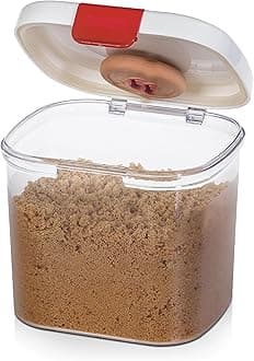PrepSolutions Brown Sugar Keeper with Lid – 1.5-Quart Airtight Container for Moisture Control