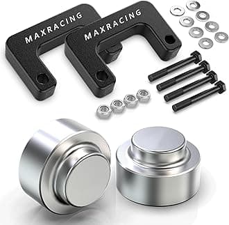 Maxracing 2.5" Front + 1.5" Rear Leveling Lift Kit Compatible with 2007-2020 Chevy Suburban 1500/2007-2013 Chevy Avalanche 1500/2007-2020 Chevy Tahoe / 2000-2020 GMC Yukon 1500 4WD/2WD