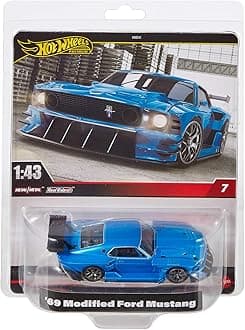 Hot Wheels Premium 1:43rd Scale Vehicle, Officially Licensed Replicas for Adult Collectors, Real Riders Tires, Metal/Metal Body & Chassis