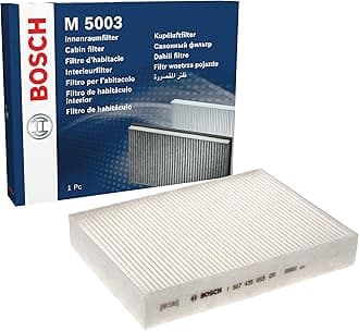 Bosch M5003 Standard Cabin Filter, Replacement Filter - Filters Pollen and Dust for Cleaner Air Inside the Vehicle