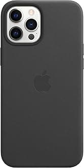 Apple Leather Case with MagSafe (for iPhone 12 Pro Max) - Black - 6.68 inches