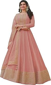 STELLACOUTURE Indian ready to wear gown type salwar kameez for women with rich dupatta 2227-O
