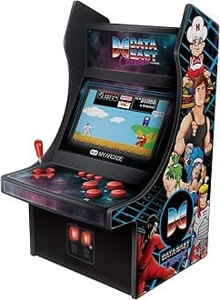 My Arcade Data East Classics Mini Player - 10 Inch Mini Arcade Machine Cabinet - 35 Retro Games Included - Heavy Barrel, Caveman Ninja, And More - Licensed Collectible