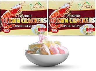 Apexy Prawn Crackers, Multi Color, Pack of 2