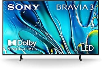 43-Inch Class 4K Ultra HD BRAVIA 3 LED Smart TV with Google TV, Dolby Vision HDR, and Exclusive Features for PlayStation®5 (K-43S30)