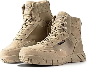 Waterproof Hiking Work Boots Men's Tactical Boots 6 Inches Lightweight Military Boots Breathable Desert Boots