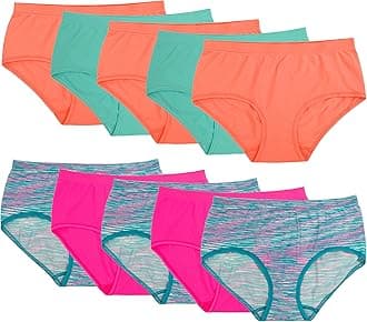 Fruit of the Loom Girls’ Seamless Underwear Multipack