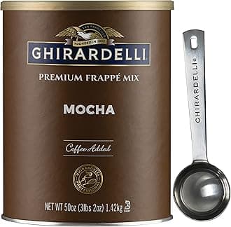 Ghirardelli - Mocha Premium Frappé 3.12 lbs - with Exclusive 1.5 Tbsp Measuring Spoon