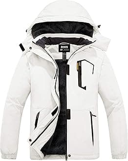Skieer Women's Waterproof Ski Jacket Warm Winter Coat Fleece Snowboarding Coat