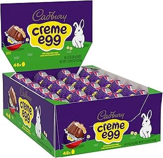 CREME EGG Milk Chocolate Candy, Easter, 1.2 oz Eggs (48 Count)