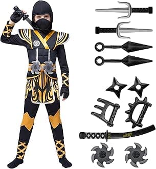 Golden Child Boy Ninja Costume
