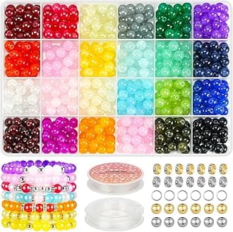 8mm Glass Beads