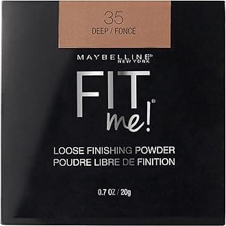 Maybelline New York Fit Me Loose Sheer Finishing Powder For All Skin Types, Deep, 19.8 Gram, Brown