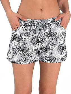 Actleis Womens Swim Shorts UPF50+ Board Shorts Quick Dry Beach Shorts Drawstring Sports Summer Bottom