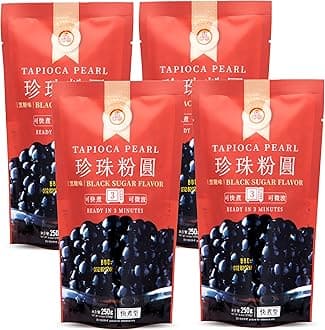WuFuYuan - Tapioca Pearl Black 8.8 Oz / 250 G (Pack of 4) by WuFuYuan