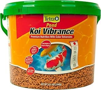 TetraPond Koi Vibrance 3.31 Pounds, Soft Sticks, Floating Pond Food