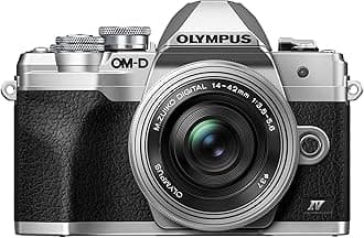 OLYMPUS E-M10 Mark IV Silver Micro Four Thirds System Camera M.Zuiko Digital ED 14-42mm F3.5-5.6 EZ kit 20MP Sensor 5-Axis Image Stabilization 4K Video Wi-Fi