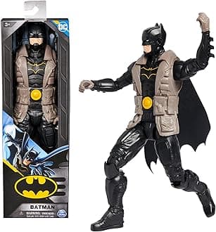 DC Comics, Batman Action Figure, 30-cm Super Hero Collectible Kids’ Toys for Boys and Girls Aged 3+
