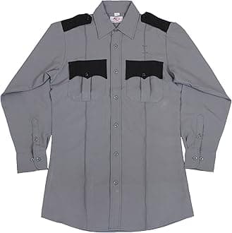 First ClassTwo Tone Short Sleeve Shirt-Light Gray & Black - - XXXXL