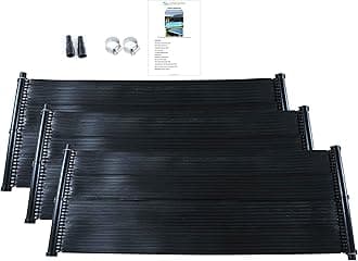 LOWENERGIE Solar Thermal Swimming Pool Heating Mat Hot Water Free Energy Saving Sun Pool Heater Kit Warm. Mat only (3, 0.66 x 1.5M)