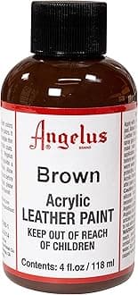 Acrylic Leather Paint, 4 Fl Oz (Pack of 1), Brown