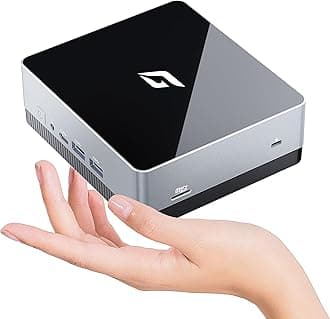 Nano J1 Linux Mini PC, Intel N5095A Quad-Core, 16GB RAM, 128GB PCIe SSD, 4K Dual Display, WiFi, Type-C, RJ45, VESA, Ubuntu OS