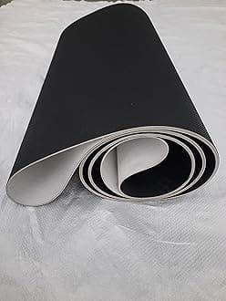 Generic Treadmill Belt (131 x 22 inches) - Black, Flat Belt for Treadmill