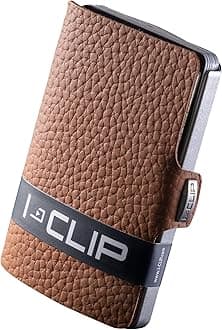 I-CLIP, Premium Men's Leather Wallet, Versatile Changeable Money clip, Secure Card Holder, Compact Men's Wallet Minimalist, Sleek Slim Design, Perfect Money Clip Wallet for Men