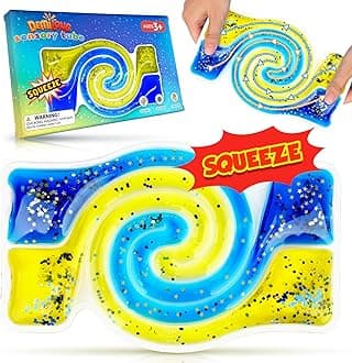 Demilong Autism Sensory Toys for Kids - Fidget Sensory Toys for Autistic Children Special Needs, Autism Sensory Products with Colorful Goo, Calm Toys for Kids - Stress Party Favors Toy Age 3 -12
