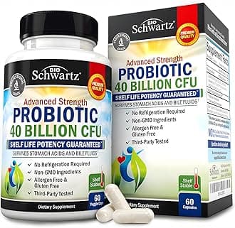 BioSchwartz, Advanced Strength Probiotic - 40 Billion Cfu (60 Capsules)