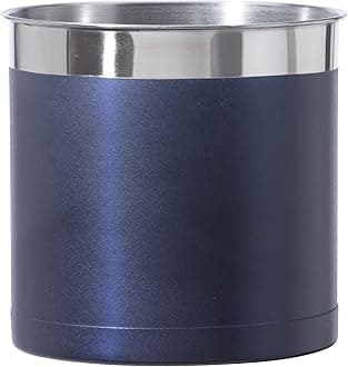 Oggi Steel Holder Utensil Crock, Jumbo, Blue - 7"