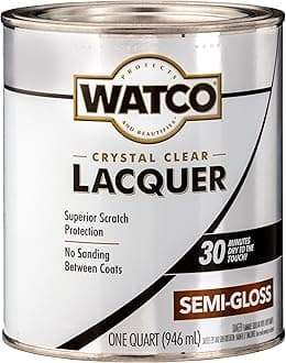 Rust-Oleum Watco Lacquer Clear Wood Finish Quart