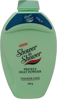 Shower to Shower Prickly Heat Powder - Cologne Cool 150g Bottle
