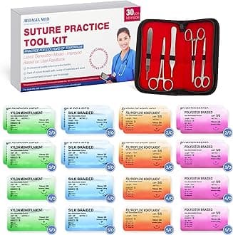 Suture Tool Kit with Mixed Threads