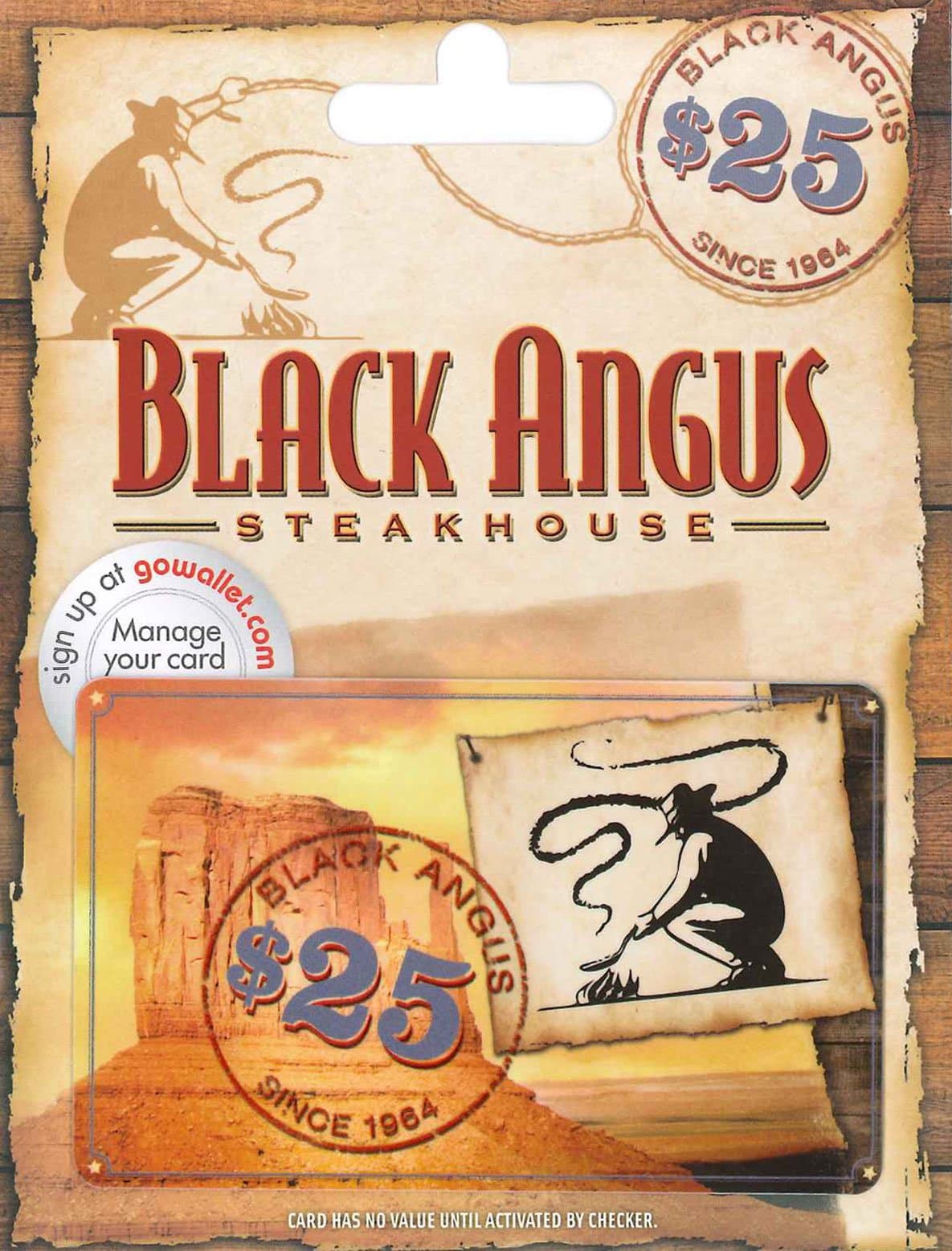 Black Angus $25