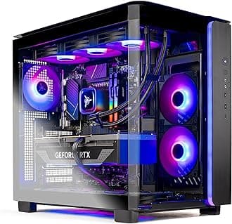 Skytech King 95 Gaming PC Desktop, Ryzen 7 7800X3D 4.2 GHz (5GHz Turbo Boost), NVIDIA RTX 5070 Ti 16GB, 1TB Gen4 SSD, 32GB DDR5 RAM 6000 RGB, 850W Gold ATX 3.0 PSU, 360mm ARGB AIO, Wi-Fi, Win 11