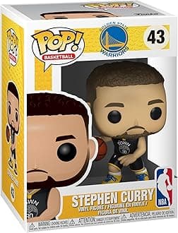 Pop NBA: Warriors - Stephen Curry, One Size - Collectable Vinyl Figure - Gift Idea - Official Merchandise - Toys for Kids & Adults - Sports Fans - Model Figure for Collectors and Display